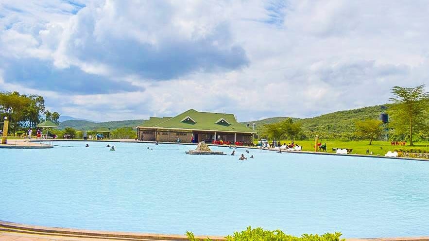 Olkaria geothermal spa  in Hells Gate, Kenya